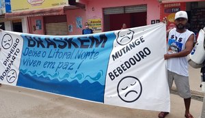 Moradores da região Litoral Norte realizam ato contra instalação da Braskem