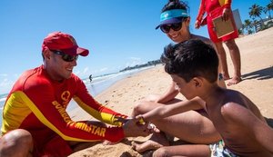 Mais de duas mil pulseiras de identificação serão distribuídas em praias de Alagoas