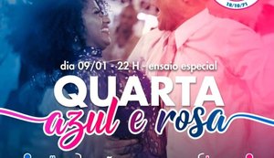 Escola de samba de SP convoca ensaio com homens de rosa e mulheres de azul