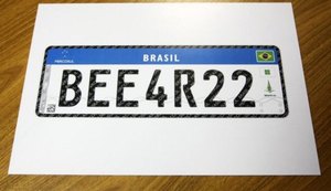 Nova placa deve ser adotada em novembro