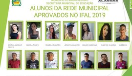 Educação de Major comemora número de alunos aprovados no Teste Seleção do IFAL
