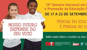 Semana Nacional da Educação terá ato público em Maceió