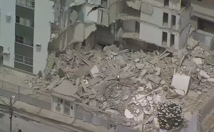 Prédio desaba no Grande Recife dois dias depois de ser interditado pela Defesa Civil