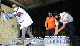 Senai doa 600 litros de álcool para governo e instituição de caridade