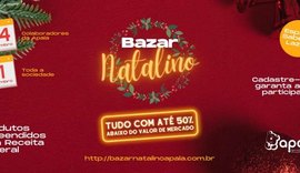 Apala realiza bazar natalino com produtos apreendidos pela Receita Federal