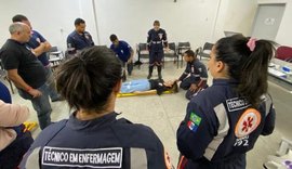 Novos socorristas do Samu Alagoas iniciam curso de Atendimento Pré-Hospitalar