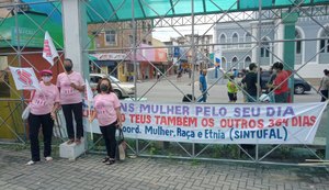 Sintufal participa de ato público em Maceió