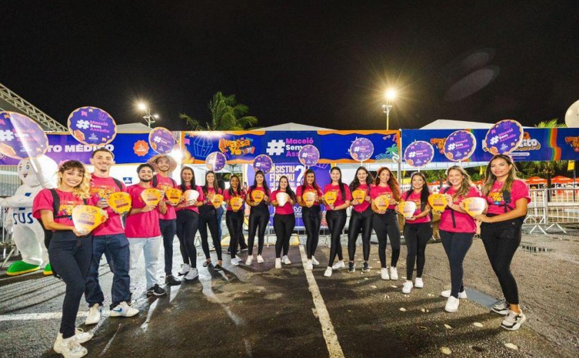 Maceió sem assédio leva ações de proteção a mulheres no polo Carlos Moura, no Jaraguá