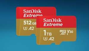 Empresas anunciam os primeiros cartões microSD de 1 TB
