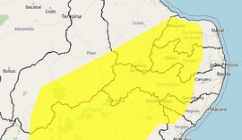 Inmet emite novo alerta de vendaval para 34 cidades de Alagoas