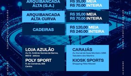 CSA inicia venda de ingressos para jogo contra o Maringá no Rei Pelé