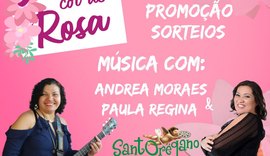 Santorégano realiza no domingo a Noite Cor de Rosa com Paula Regina e Andrea Moraes