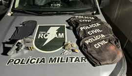 PM apreende armas de fogo e combate o tráfico de drogas em Maceió e no interior