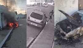 Em Arapiraca, homem coloca fogo no carro do vizinho