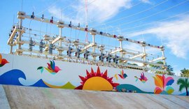 Muro de nova subestação da Equatorial recebe homenagem alusiva ao bairro de Ipioca