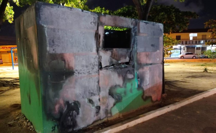 Ponto de Entrega Voluntária de material reciclável é vandalizado no Feitosa
