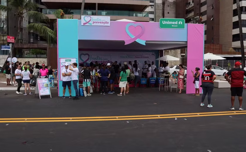 Unimed Maceió realiza ação “Juntos pela Prevenção” neste domingo (26) na orla da Ponta Verde