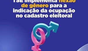 TSE implementa flexão de gênero para a indicação da ocupação no cadastro eleitoral