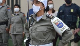 Major Josiene é a primeira mulher a assumir comando do BPRv de Alagoas
