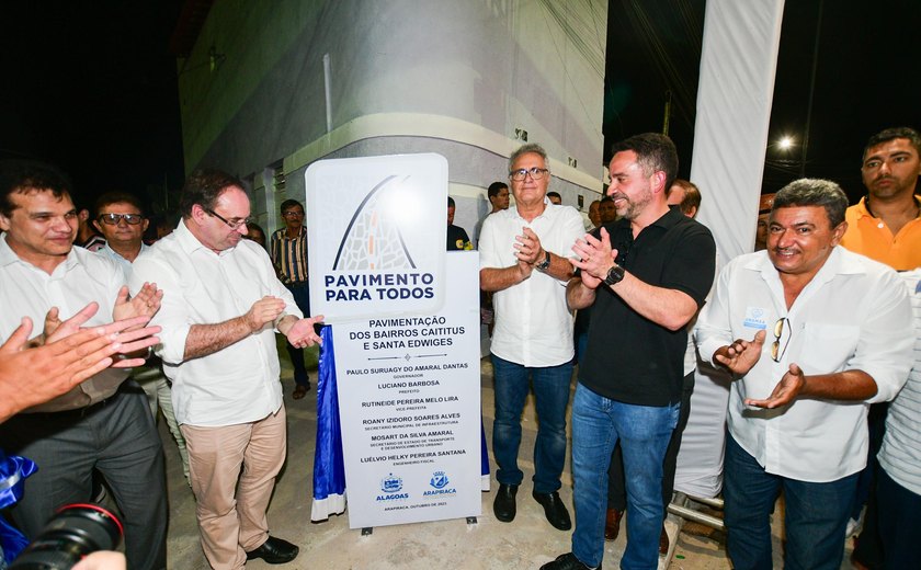 Paulo Dantas conclui entrega de 47 ruas pavimentadas no município de Arapiraca