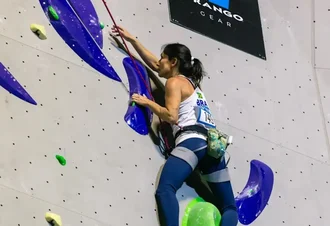 Marina Dias é ouro na etapa de Laval da Copa do Mundo de paraescalada