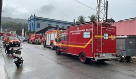 Bombeiros combatem princípio de incêndio em comitê da deputada Fátima Canuto