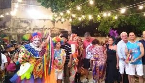 Bloco Vulcão é homenageado com comenda carnavalesca do bloco Filhinhos da Mamãe