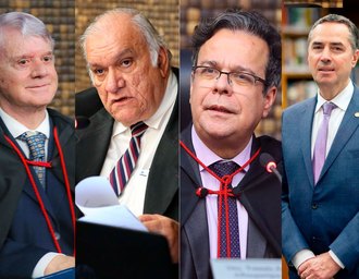 Desembargadores do TJ/AL e ministro Barroso recebem comenda do TRE/AL, nesta sexta (19)