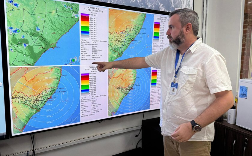 Semarh prevê tempo instável em Alagoas até o feriado de 16 de setembro