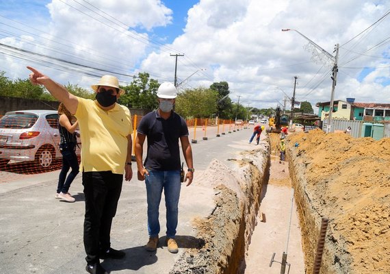 Obras de pavimentação, drenagem e ciclovia são iniciadas  em Rio Largo