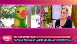 Ana Maria Braga se emociona ao apresentar novo Louro José