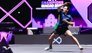 Brasileiro Hugo Calderano é vice-campeão do WTT Champions Macau