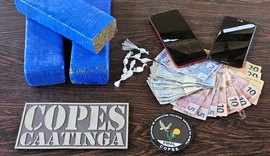 PM/AL apreende 20 armas e mais de 10kg de drogas