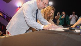 Luciano Barbosa inicia novo mandato com inauguração de creche e entrega de 38 máquinas agrícolas