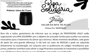 Colegas de trabalho realizam campanha solidária para professora com câncer