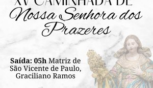 XV Caminhada de Nossa Senhora dos Prazeres acontece neste domingo 27