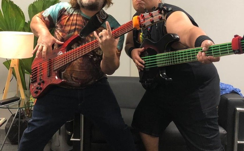 Júnior Groovador anuncia leilão de baixo usado ao lado de Jack Black no Rock in Rio