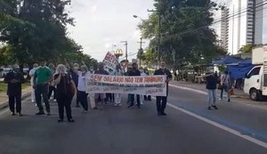 Trabalhadores do Hospital Veredas completam 8 dias de greve