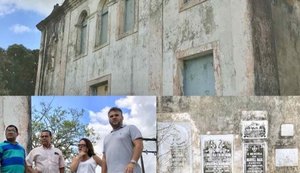 Prefeita anuncia revitalização de igreja centenária em Chã Preta/AL