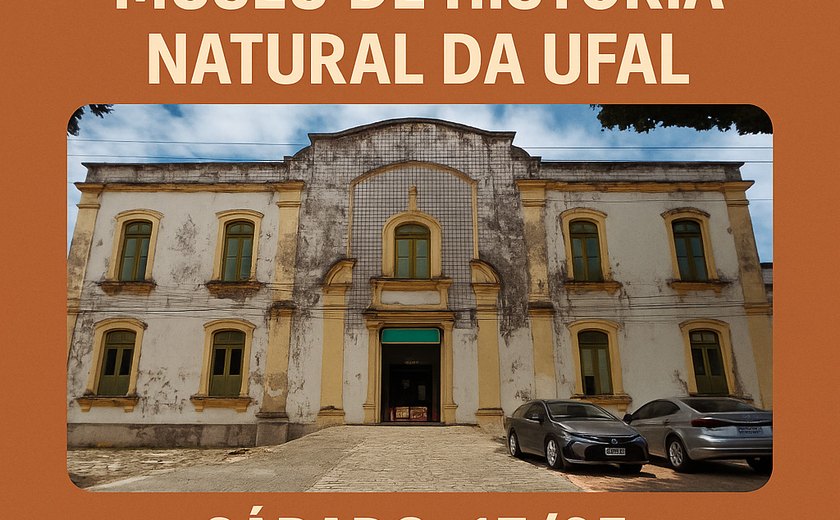 Abraço simbólico pede restauração urgente do Museu de História Natural da Ufal