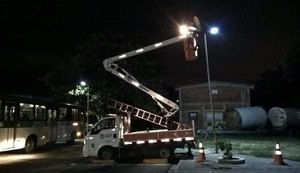Terminais de ônibus de Maceió ganham manutenção na iluminação
