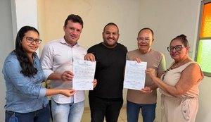 Prefeito de Matriz assina obra de serviço visando incrementar ainda mais a educação