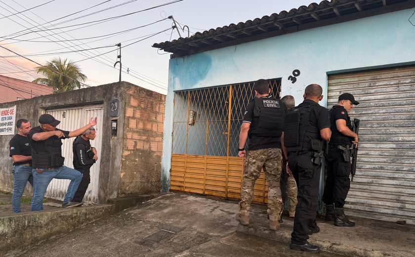 Ação integrada cumpre 38 mandados contra organização criminosa em Maceió