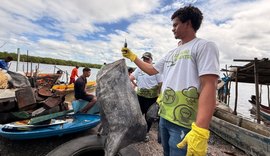 Ação recolhe mais de uma tonelada de lixo na lagoa Mundaú