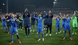 Federação ucraniana pede à Fifa que duelo contra a Escócia seja adiado