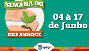 Prefeitura de Marechal Deodoro inicia Semana Mundial do Meio Ambiente