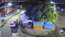 Videomonitoramento da SSP flagra agressão contra mulher e autor é preso em flagrante