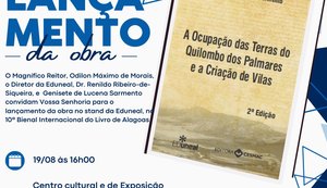 Genisete Sarmento lança segunda edição de 'Ocupação das Terras do Quilombo', na Bienal do Livro