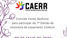 Casamento Coletivo do CAERR acontece na próxima segunda-feira (8), no Teatro Deodoro