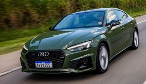 Audi A5 Sportback chega ao Brasil com faróis LED Matrix e tração quattro